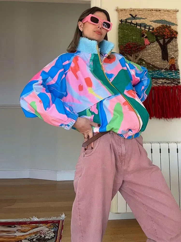 🌈 Veste Pop Art
