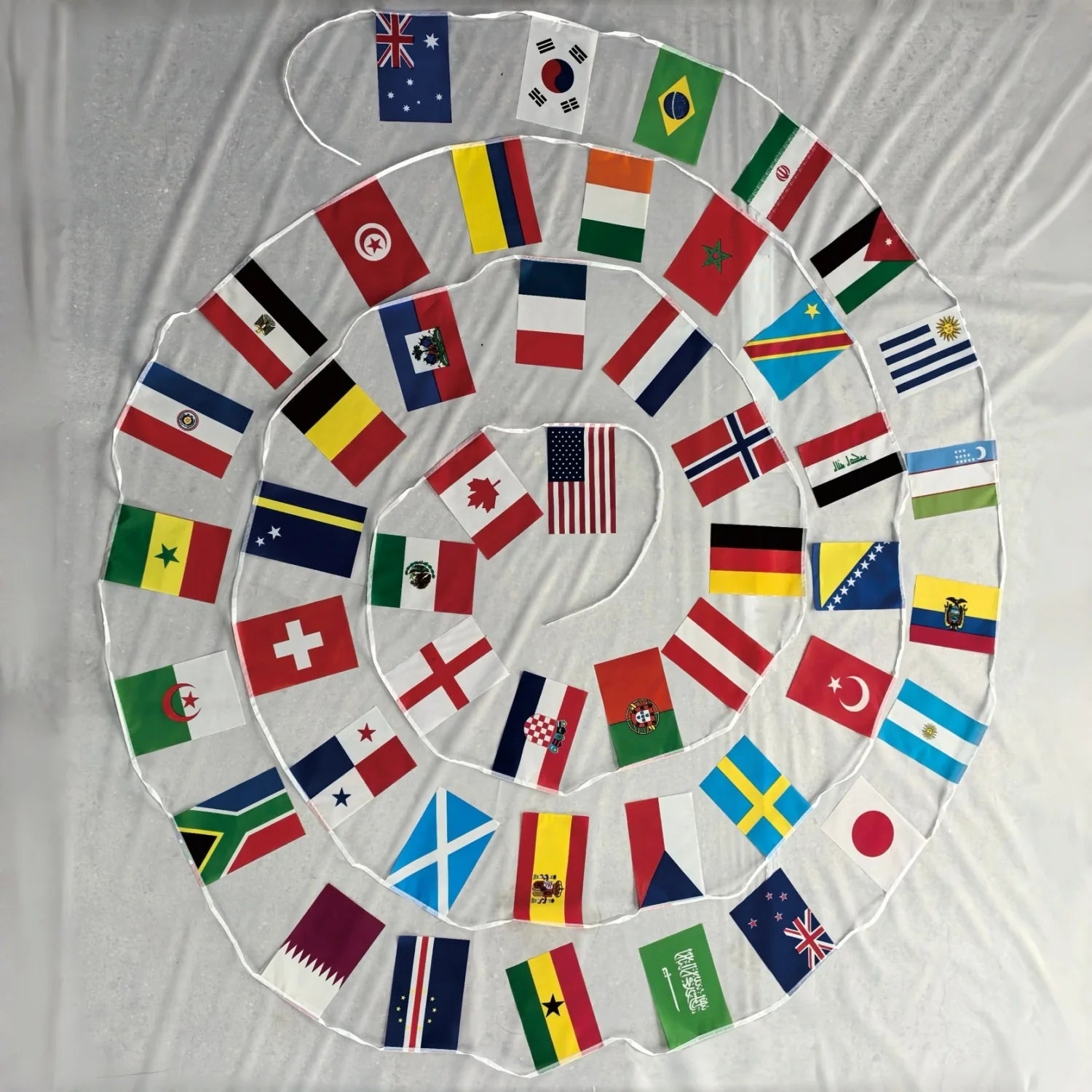 48 Countries Soccer National Flag