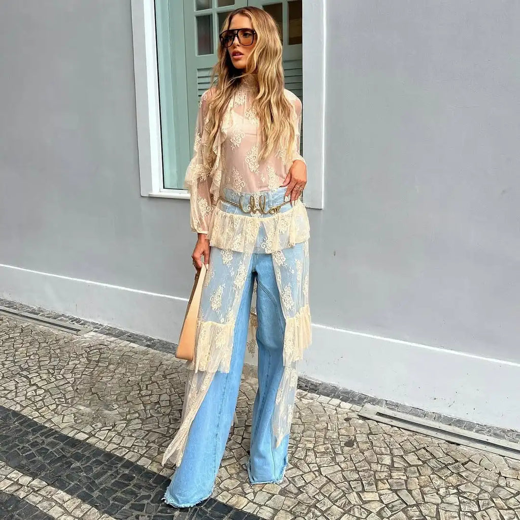 Kimono Bohème Riviera en Dentelle