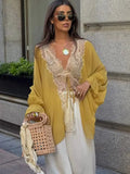 Blouse Bohème "Soleil d'Ambre"