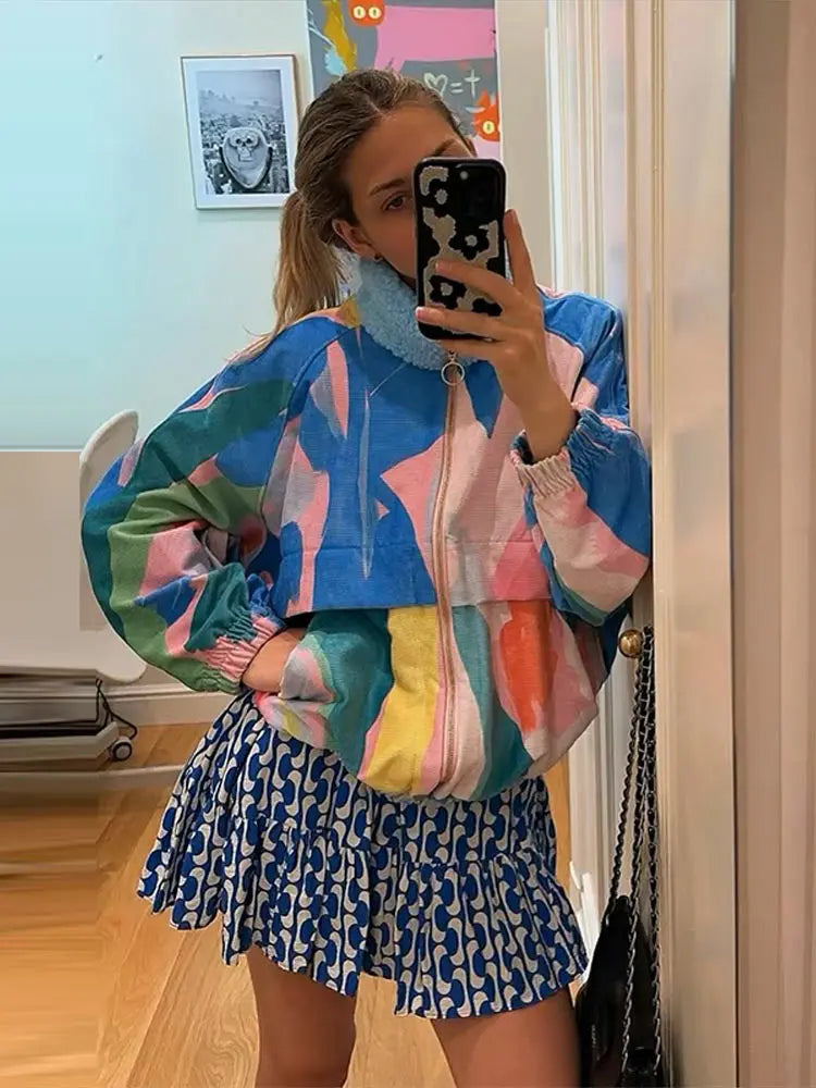🌈 Veste Pop Art