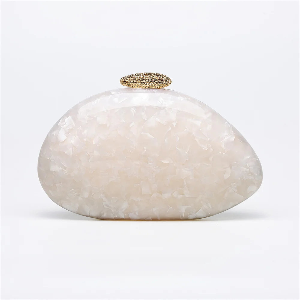 Luna Pearl – Pochette Marbre Doré