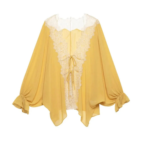 Blouse Bohème "Soleil d'Ambre"