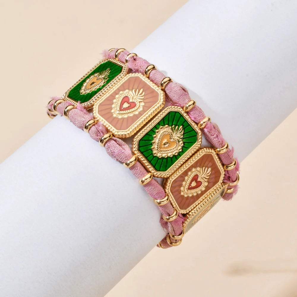 💖 Bracelet Bohème Corazón