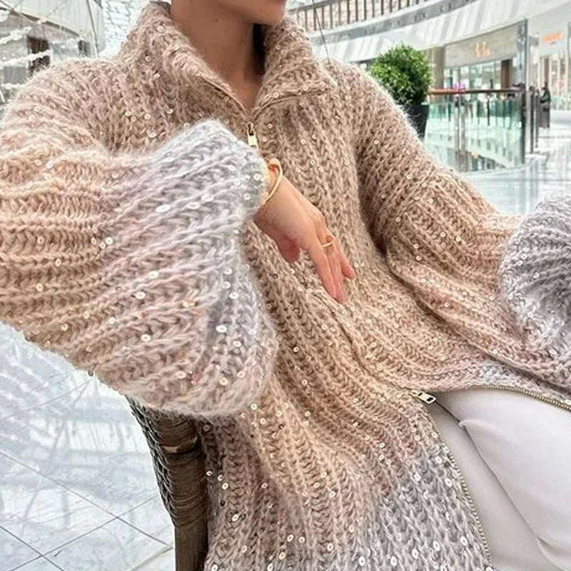 ✨ Cardigan Capri Sparkle