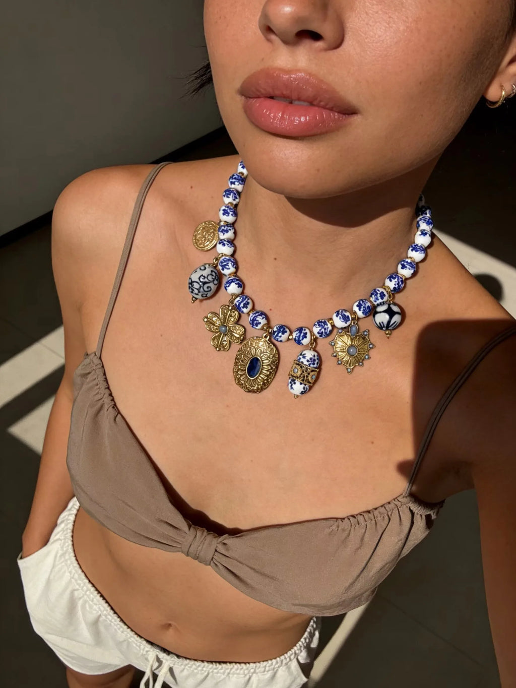 💙 Collier Bohème Azulejo