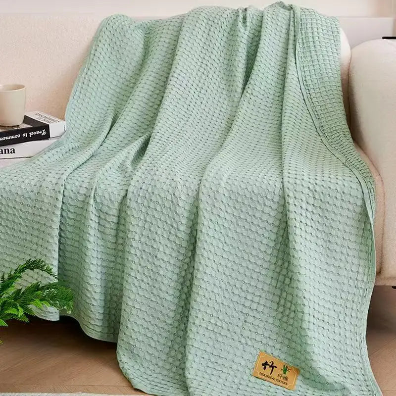 🌿 Plaid Fraîcheur Bambou