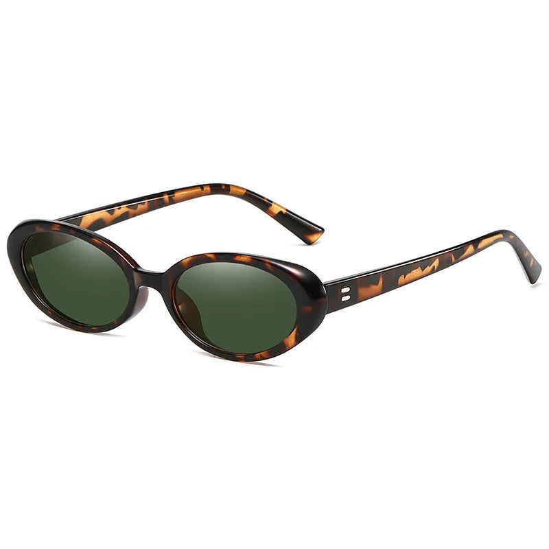 Lunettes de soleil rétro ovales