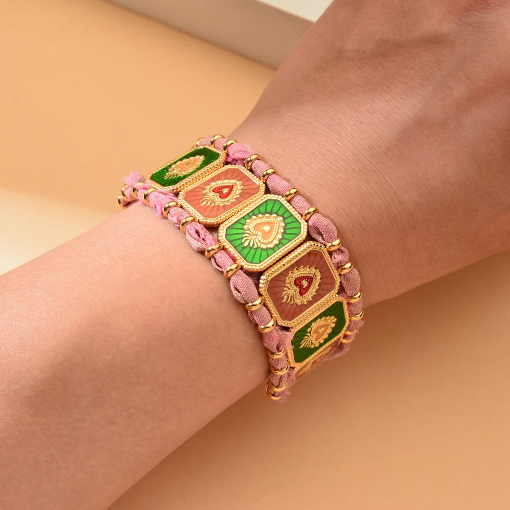 💖 Bracelet Bohème Corazón