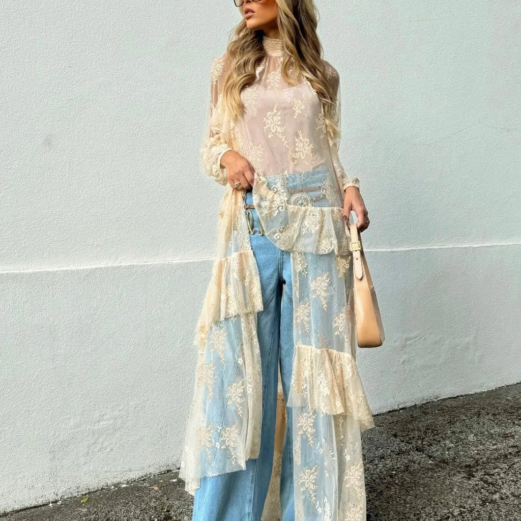 Kimono Bohème Riviera en Dentelle