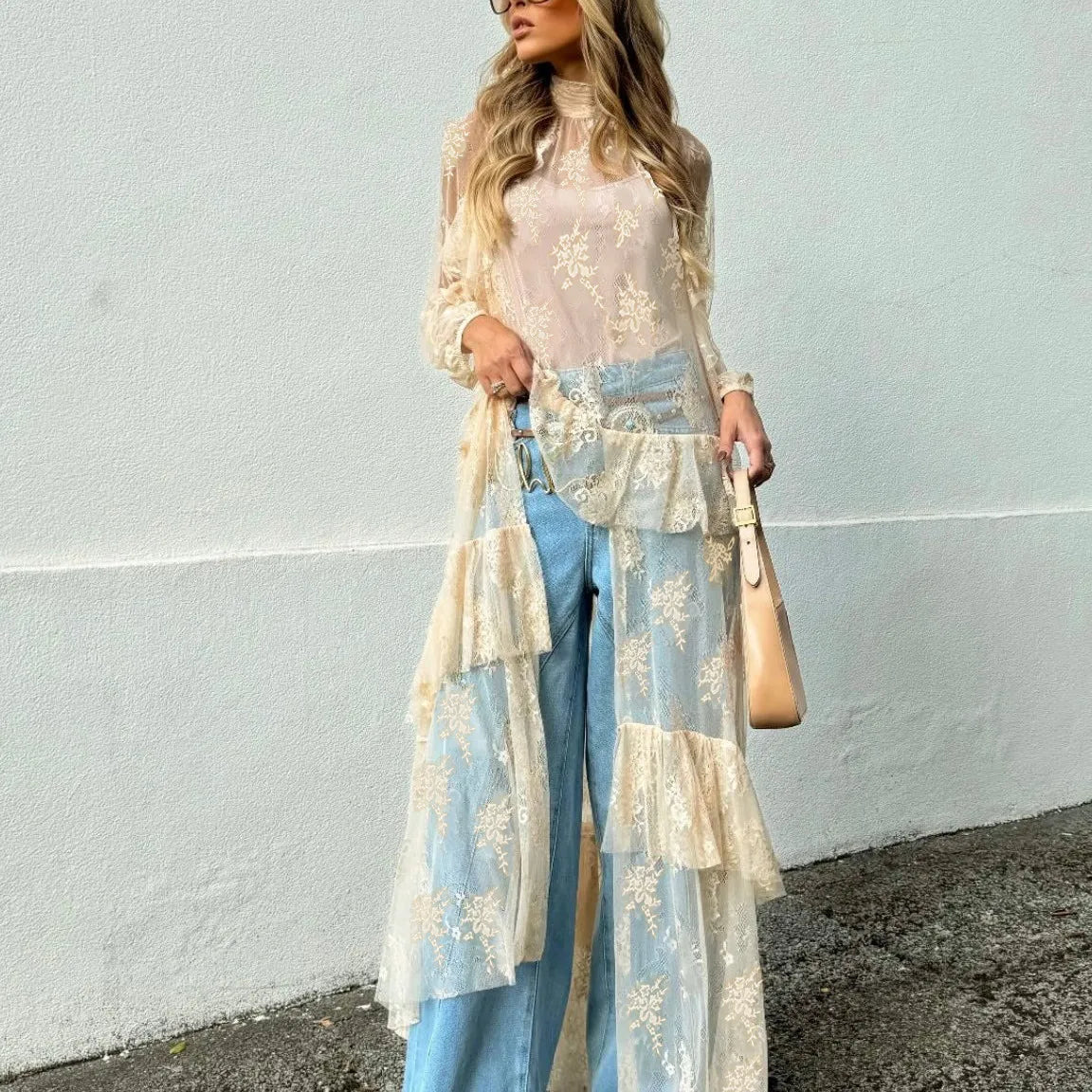 Kimono Bohème Riviera en Dentelle