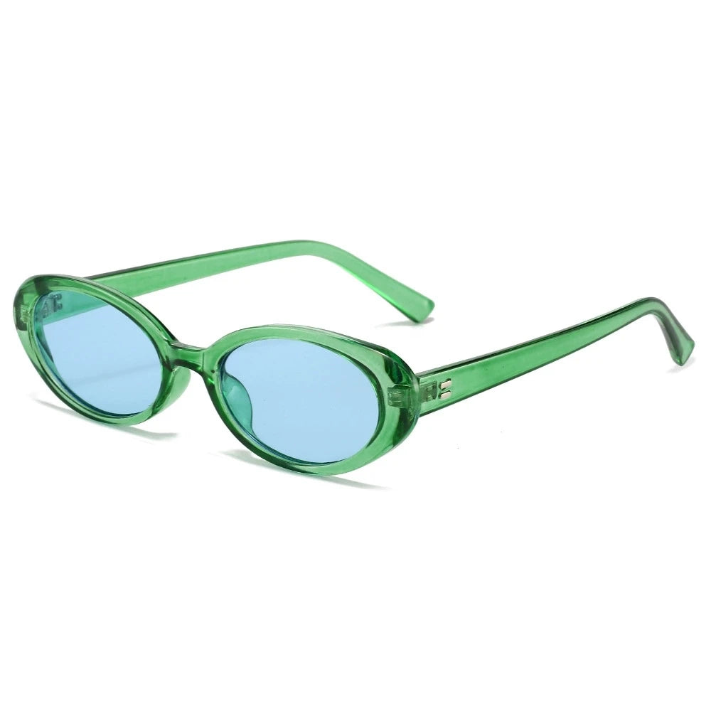 Lunettes de soleil rétro ovales