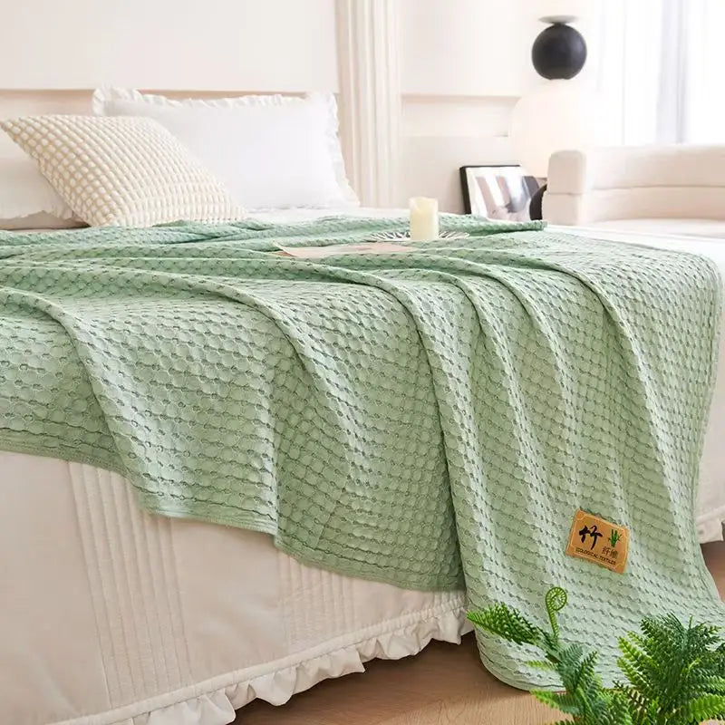 🌿 Plaid Fraîcheur Bambou