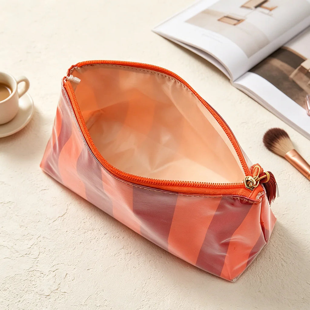 Trousse Marbella rayée