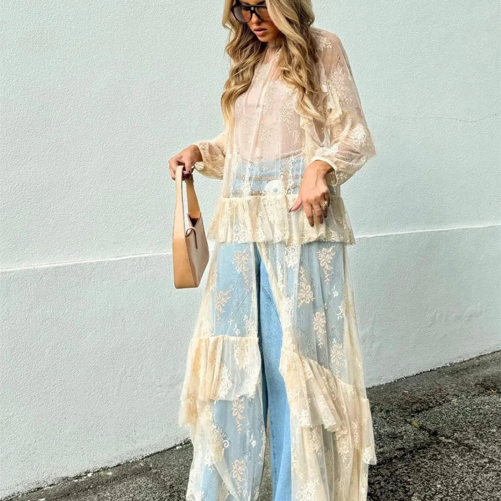 Kimono Bohème Riviera en Dentelle
