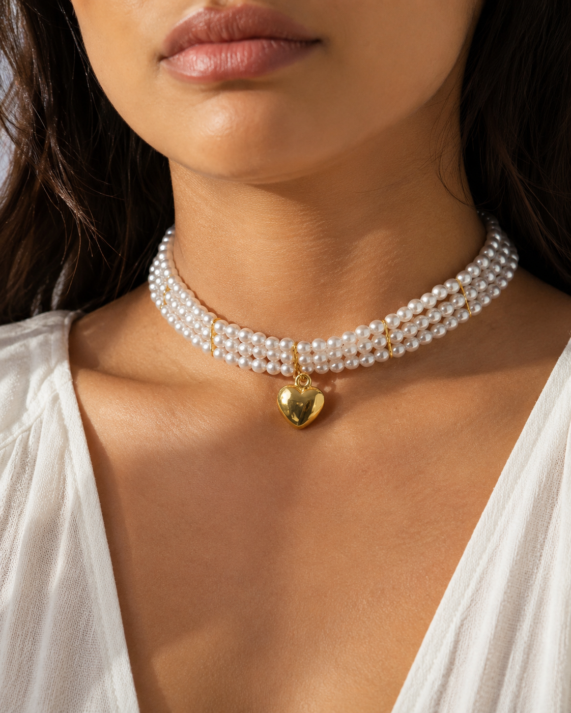 Coeur Perlé "Eclat d'Amour"