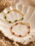 Emerald or Ruby Bracelet